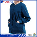 Vêtements de travail pour hôpitaux personnalisés Vêtements de travail Warm up Snap Front Scrub Jacket (YHS114)